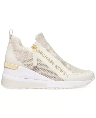Women's Willis Wedge Trainer Sneakers-Champagne - MICHAEL KORS (1)