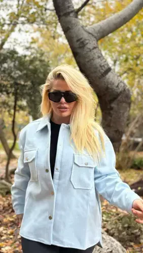 Women's Winter Baby Blue Shirt 750 - 1