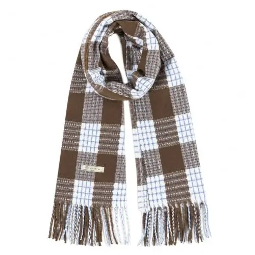 Women's Winter Scarf Large Warm Shawl Wraps Plaid Oversized Thick Scarves - 1