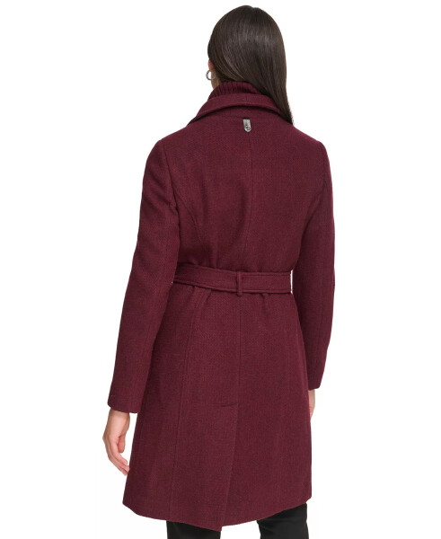 Women's Wool Blend Belted Wrap Coat, Created for Modazone Chianti - 2