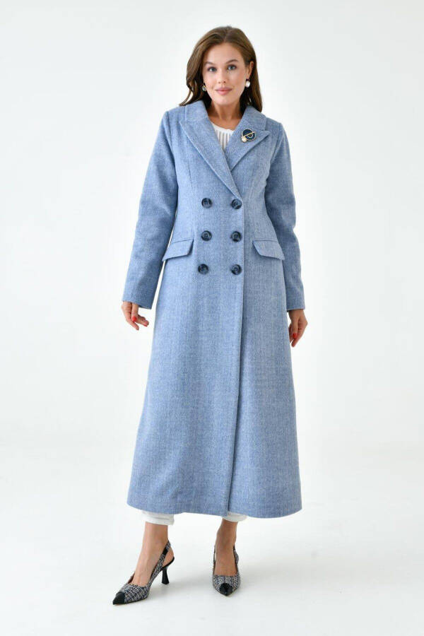 Women's Wool Blend Coat Fishtail VLN712401 - 1