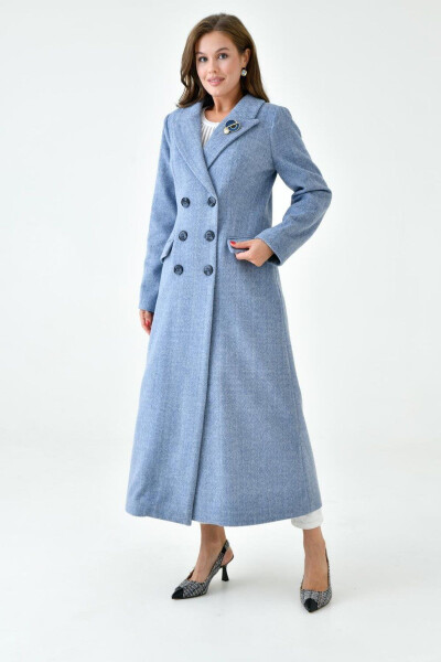 Women's Wool Blend Coat Fishtail VLN712401 - 2