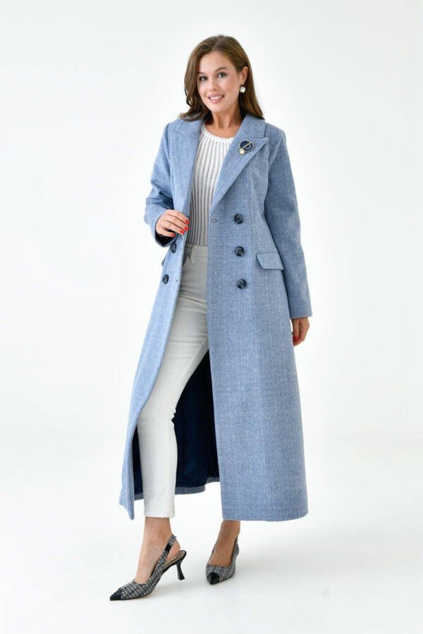 Women's Wool Blend Coat Fishtail VLN712401 - 3