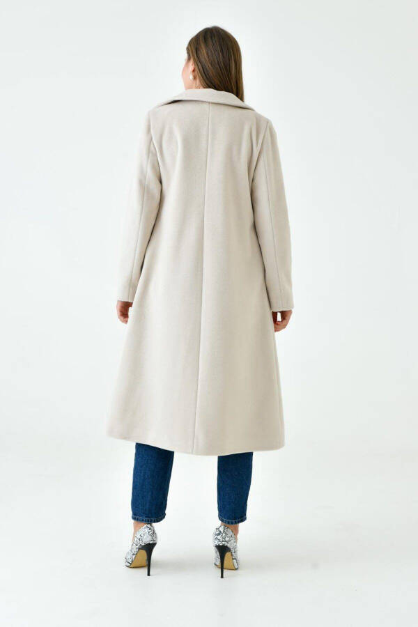 Women's Wool Coat with Collar VLN713001 - 4