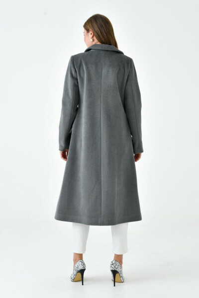 Women's Wool Coat with Collar VLN713001 - 5