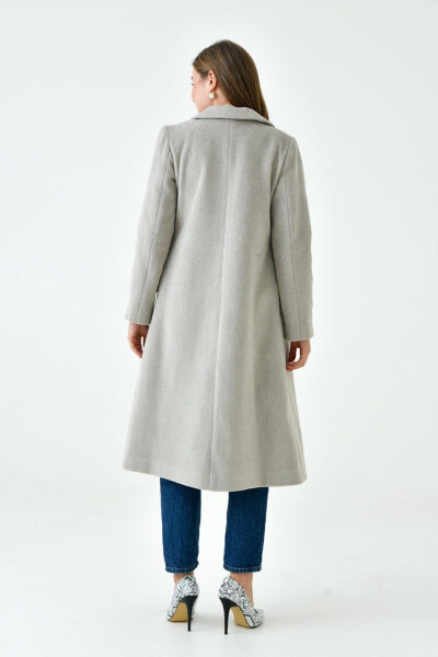 Women's Wool Coat with Collar VLN713001 - 5