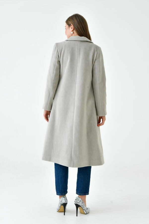 Women's Wool Coat with Collar VLN713001 - 5