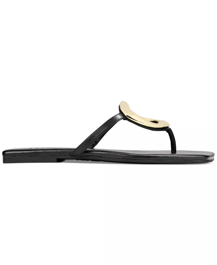 Women's Yadira Flat Sandals, Created for Modazone Black - 8