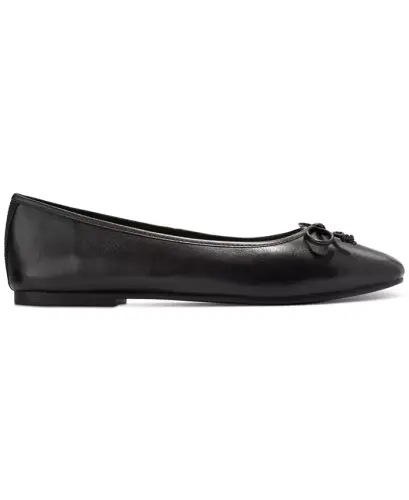Women's Yara Soft Ballet Flats-Black Leather - 2