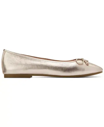Women's Yara Soft Ballet Flats-Black Leather - 6