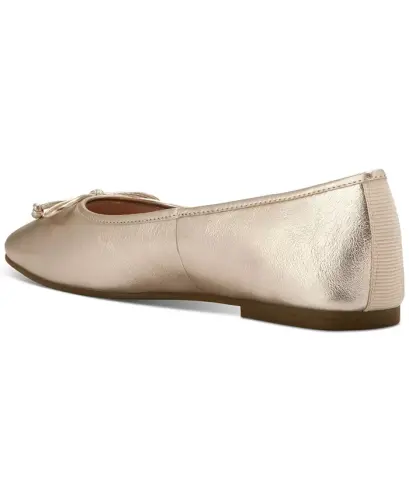Women's Yara Soft Ballet Flats-Black Leather - 7