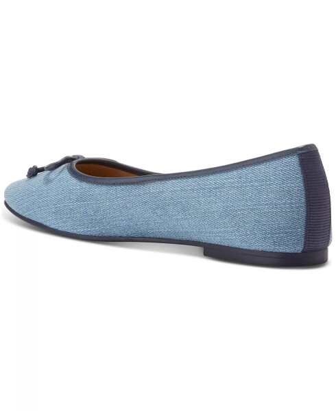 Women's Yara Soft Ballet Flats Light Denim, Navy Blazer Leather - 3