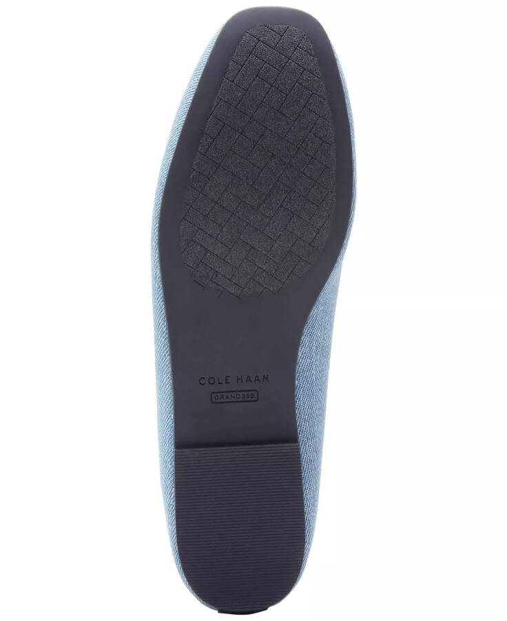 Women's Yara Soft Ballet Flats Light Denim, Navy Blazer Leather - 5