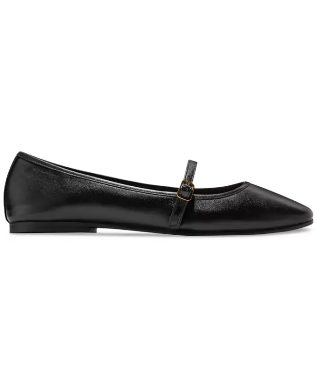 Women's Yelena Mary Jane Ballets Flats - Black Leather - 2