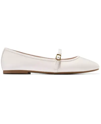 Women's Yelena Mary Jane Ballets Flats - Ivory Leather - COLE HAAN (1)