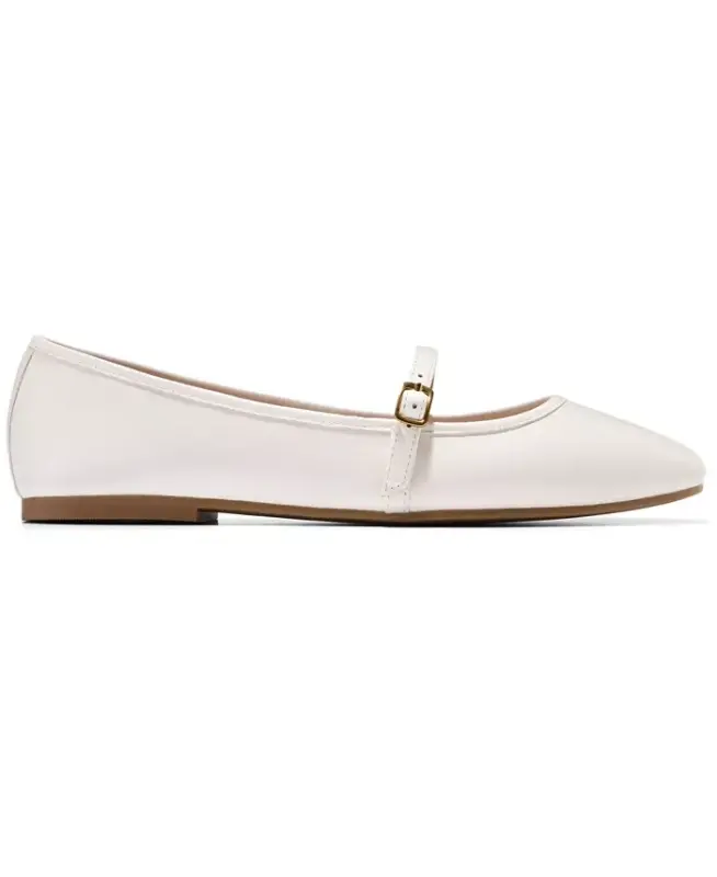 Women's Yelena Mary Jane Ballets Flats - Ivory Leather - 2