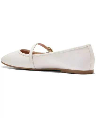 Women's Yelena Mary Jane Ballets Flats - Ivory Leather - 5