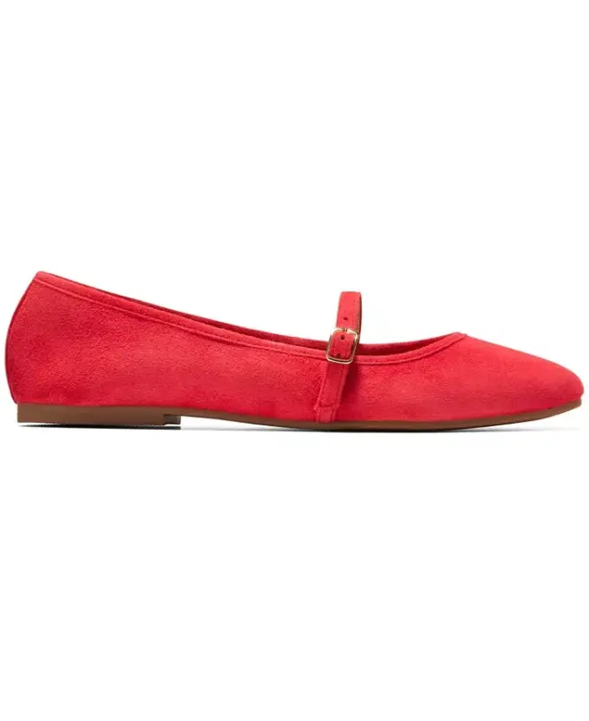 Women's Yelena Mary Jane Ballets Flats - Salsa Suede - 2