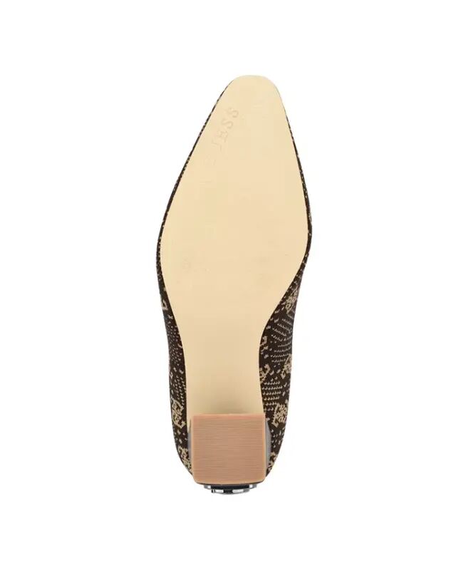 Women's Yonel Block Heel Stretch Knit Logo Dress Booties - 5