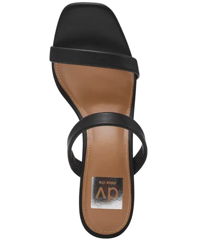Women's Yorke Two-Band Square-Toe High-Heel Dress Sandals - 4