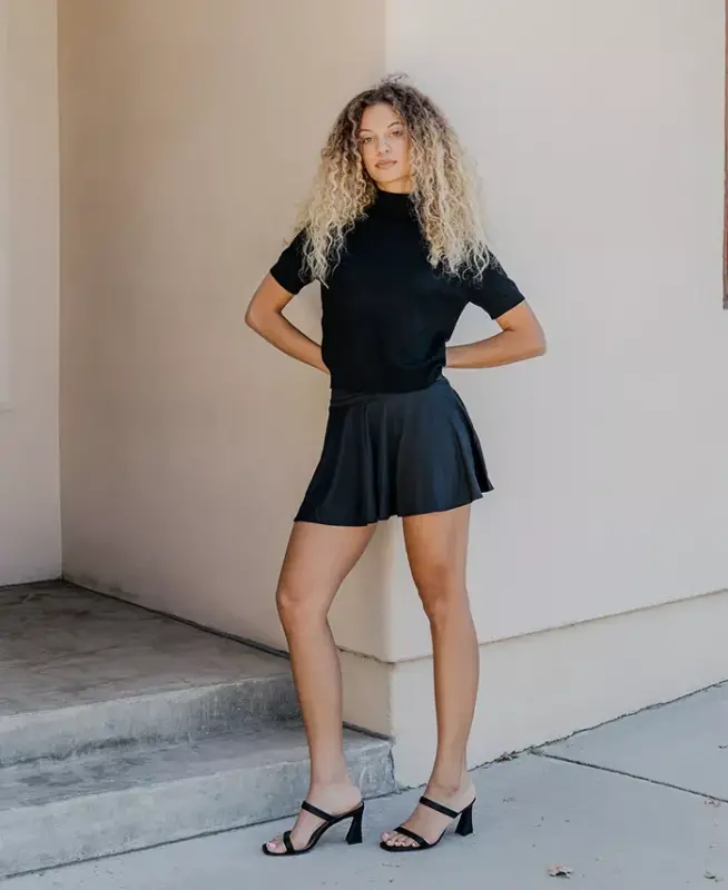 Women's Yorke Two-Band Square-Toe High-Heel Dress Sandals - 7