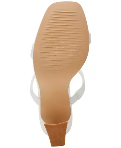 Women's Yorke Two-Band Square-Toe High-Heel Dress Sandals - 5