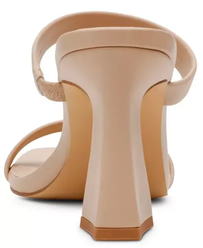 Women's Yorke Two-Band Square-Toe High-Heel Dress Sandals - Blush - 3