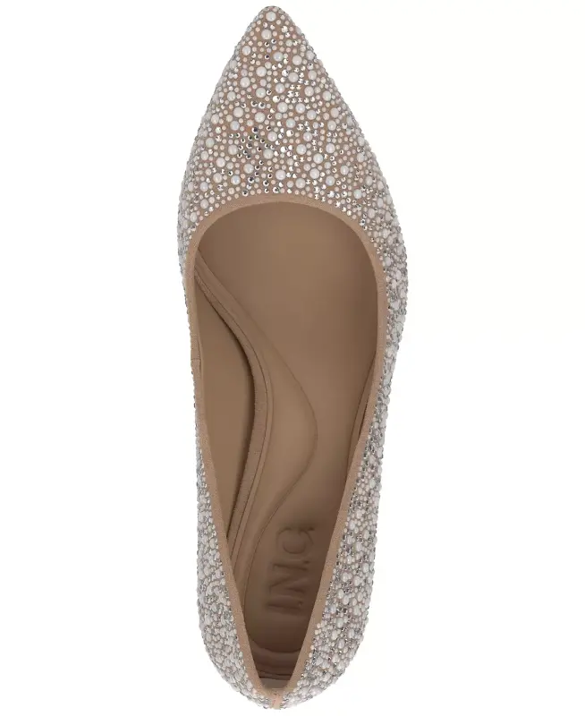 Women's Zitah Embellished Pointed Toe Pumps, Created for Modazone - 4