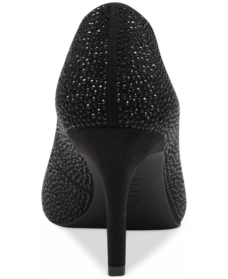 Women's Zitah Embellished Pointed Toe Pumps, Created for Modazone Black Bling - 3