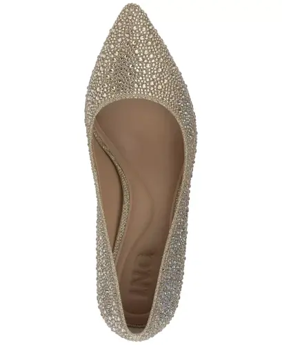 Women's Zitah Embellished Pointed Toe Pumps, Created for Modazone-Gold Bling - 4