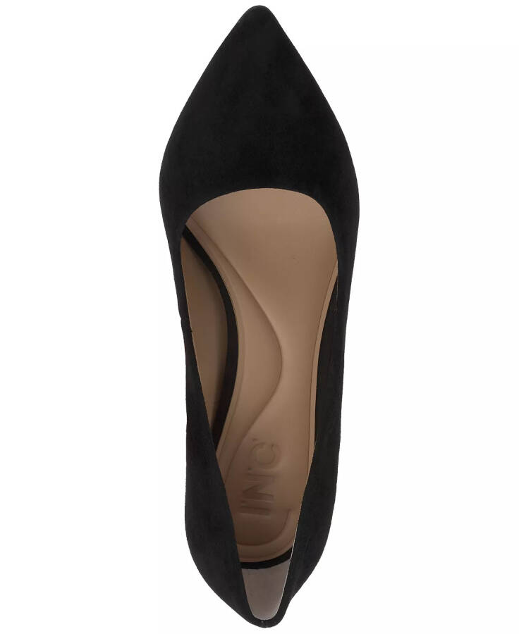 Women's Zitah Pointed Toe Pumps, Created for Modazone Black Suede - 4