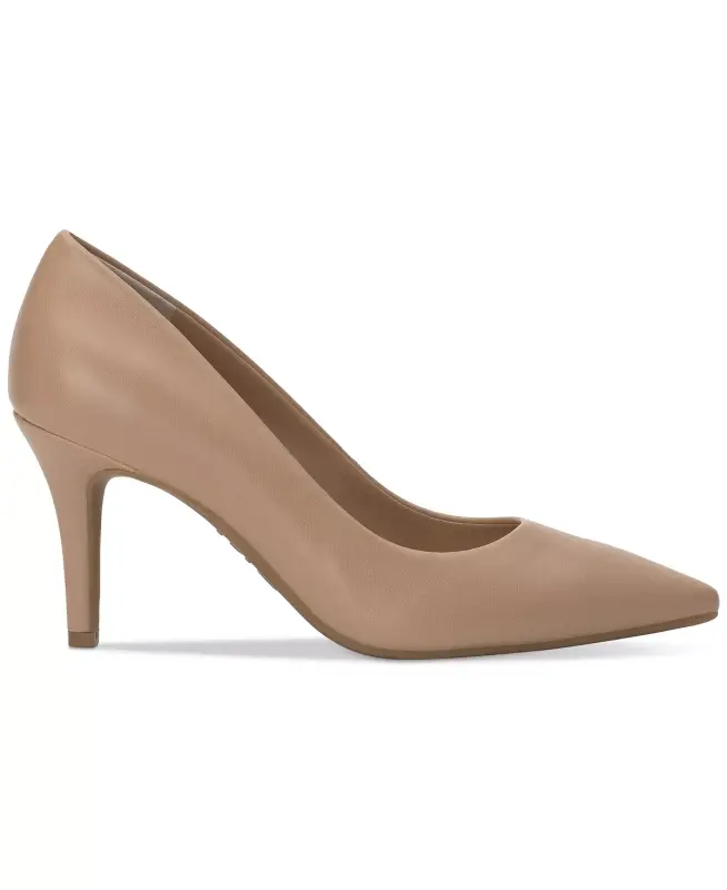 Women's Zitah Pointed Toe Pumps, Created for Modazone-Dark Almond - 2