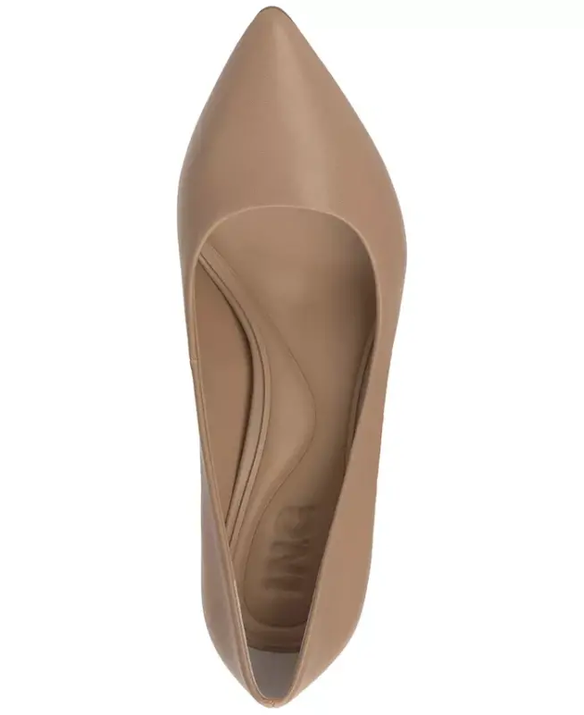 Women's Zitah Pointed Toe Pumps, Created for Modazone-Dark Almond - 4
