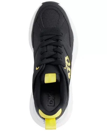 Women's Zofi Lace-Up Sneakers - Black/Yellow - 4