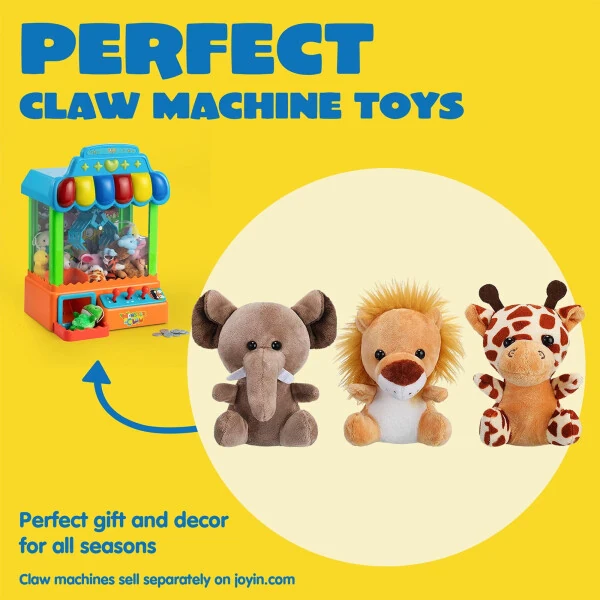 Woncee 12 Pcs Small Stuffed Animals Bulk, 4.5