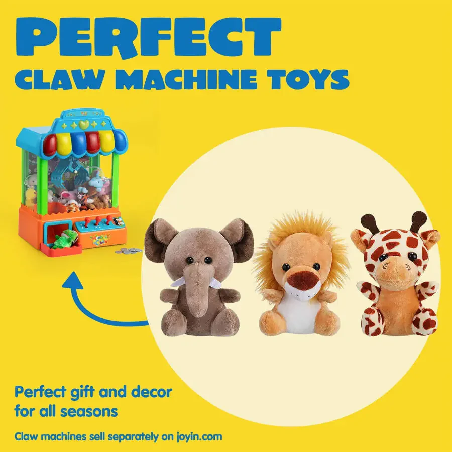 Woncee 12 Pcs Small Stuffed Animals Bulk, 4.5