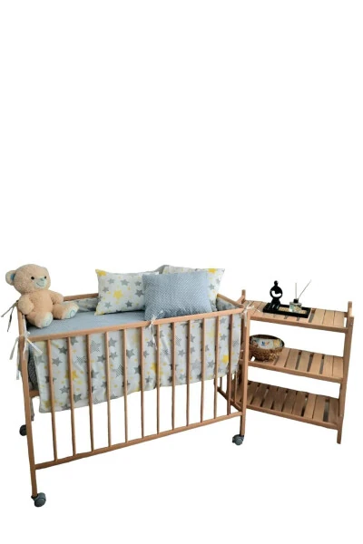 Wood Master 100% wooden 1st Class Beech crib - MOD10