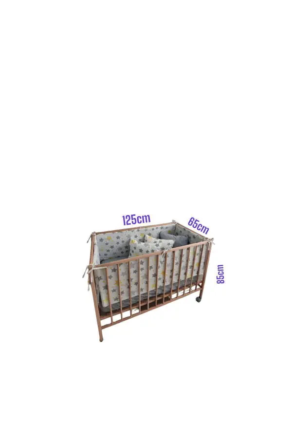 Wood Master 100% wooden 1st Class Beech crib - 2