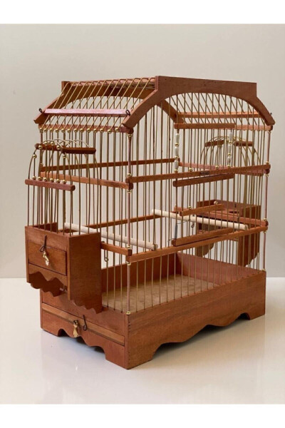 Wooden Bird Cage - 11