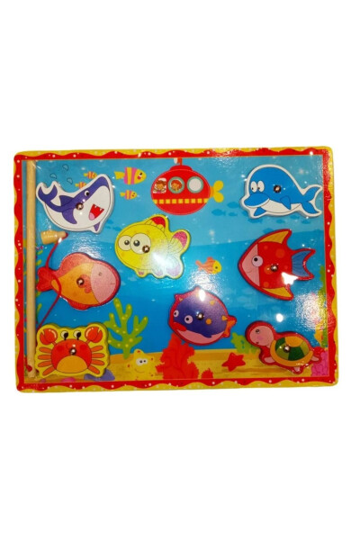 Wooden Fishing Toy - 3