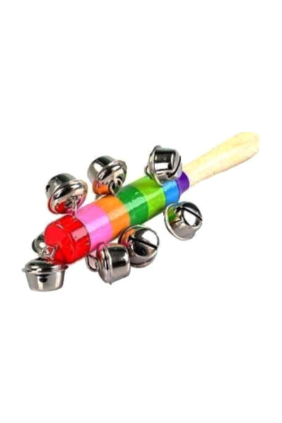 Wooden Jingle Maracas Rhythm Toy - 2