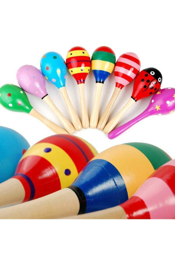 Wooden Maracas Rattle - 7