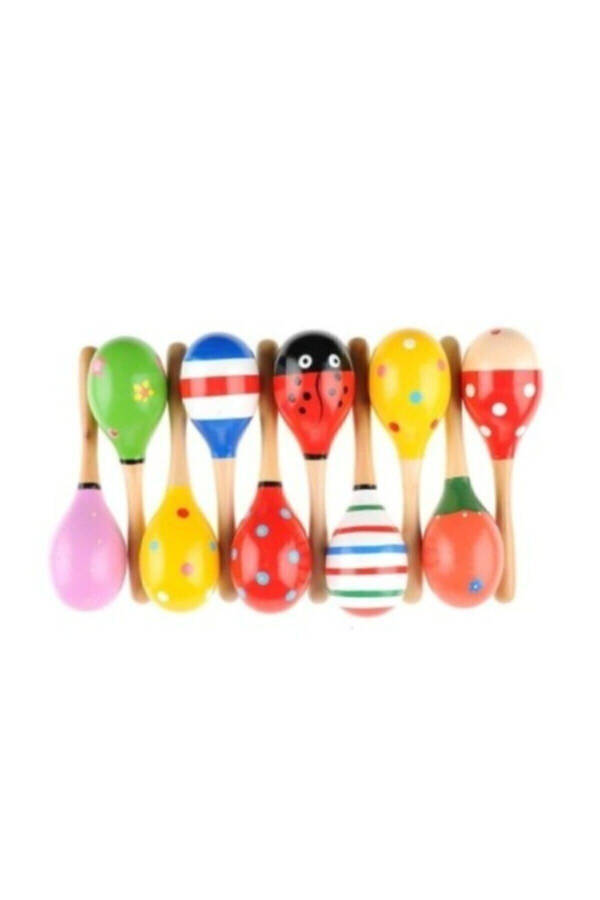 Wooden Maracas Rattle - 8