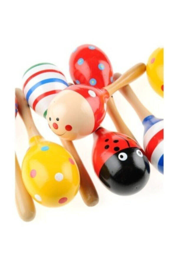 Wooden Maracas Rattle - 9