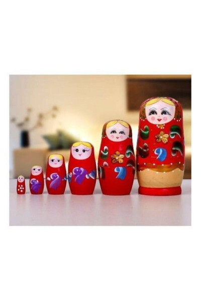 Wooden Matryoshka 5-piece Set - 7