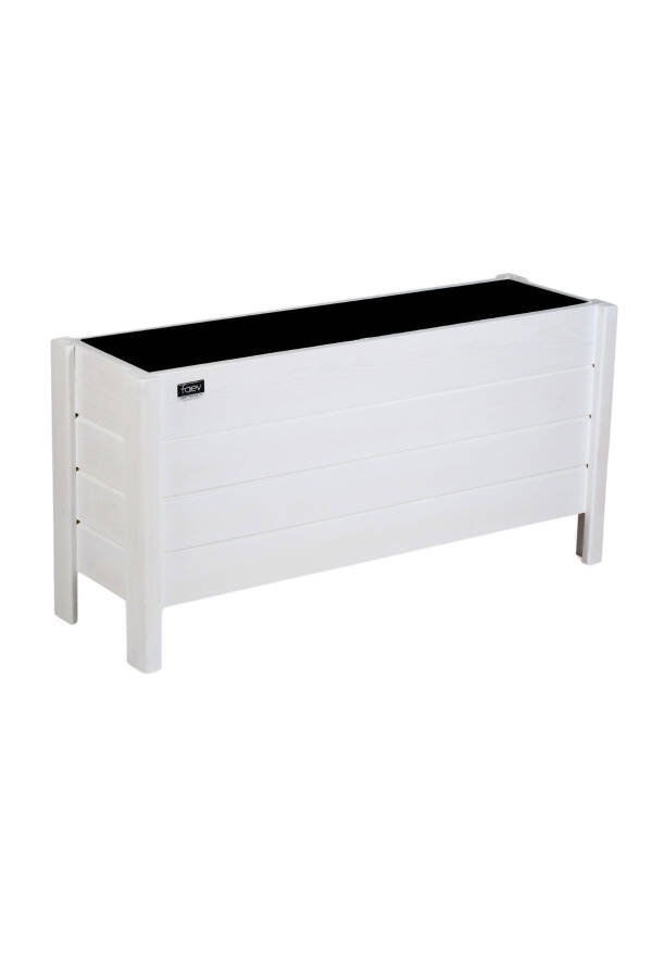 Wooden Outdoor Planter Decorative Pot Large Size Ready Assembled 100cm X 30cm Height 50cm - 1