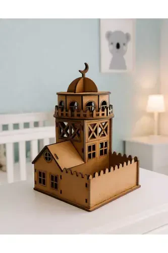 Wooden Paintable Model Toy and Painting Set, Wooden Puzzle Toy - 1