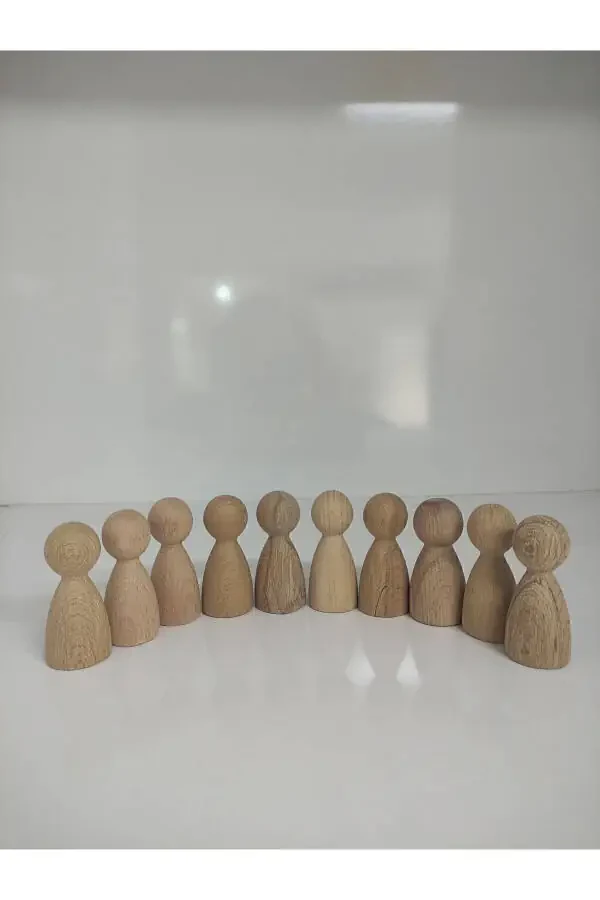 Wooden Peg Doll - 3