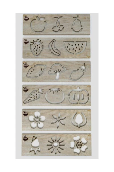 Wooden Plant Drawing Stencils - AKILLI KARINCA