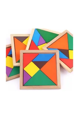 Wooden Tangram Toy - 3